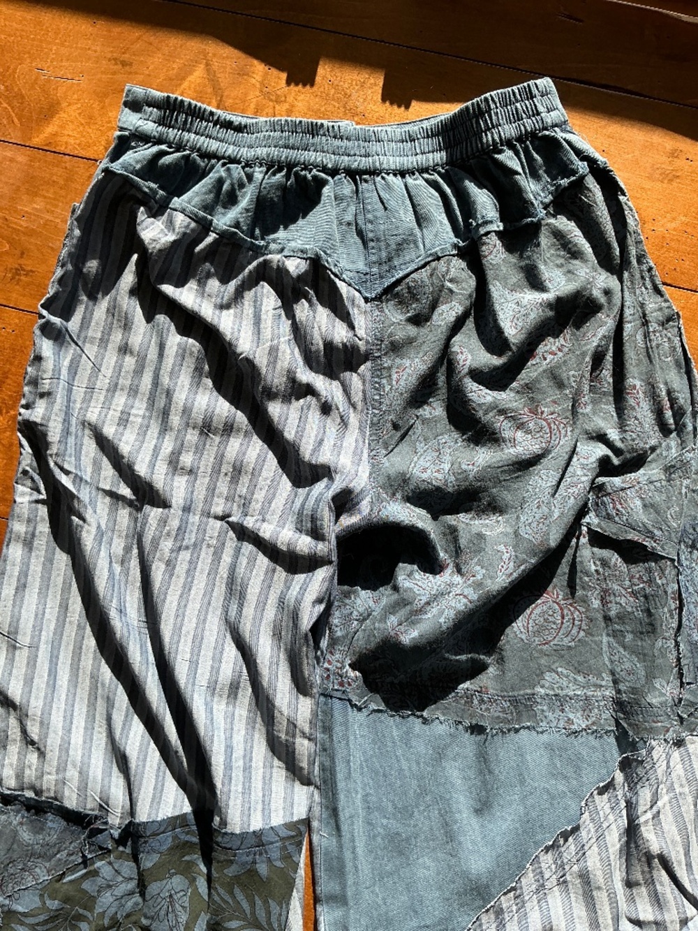 POL Midnight Indigo Patchwork Pants - Picture 3 of 9